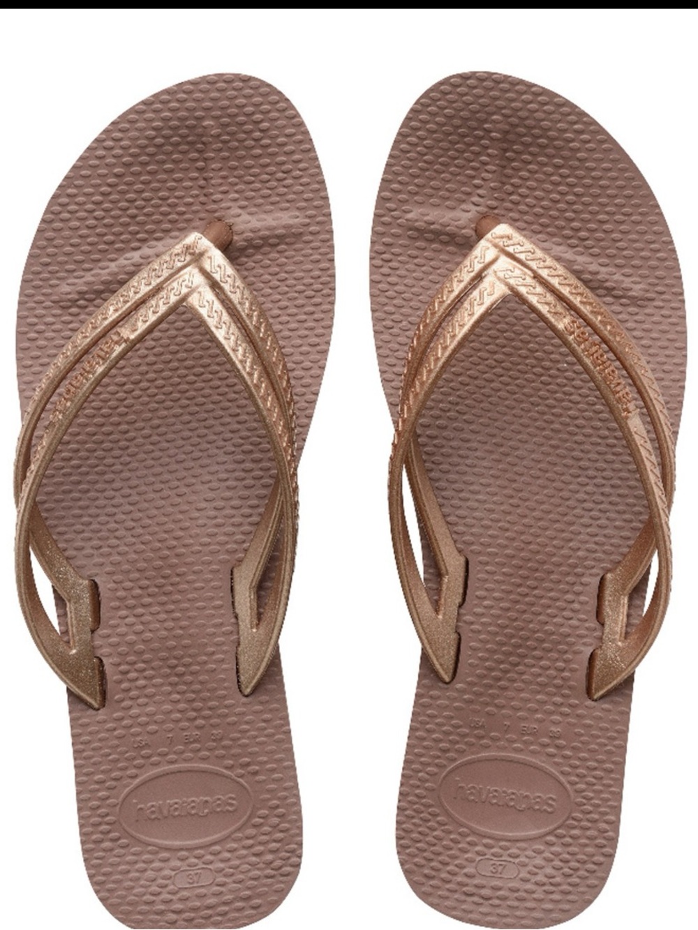 Haivianas wedge flip flops.